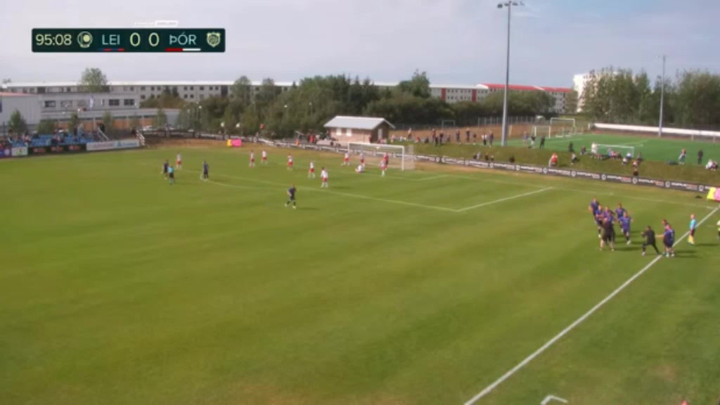 ICE D1 Leiknir Reykjavik Vs Thor Akureyri  Goal in 95 min, Score 1:0