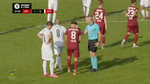 217 Dziugas Telsiai Vs Suduva 27 skor gol , skor 2:0