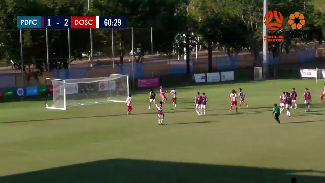 AUS DPL Port Darwin FC Vs Darwin Olympics  Goal in 57 min, Score 1:3