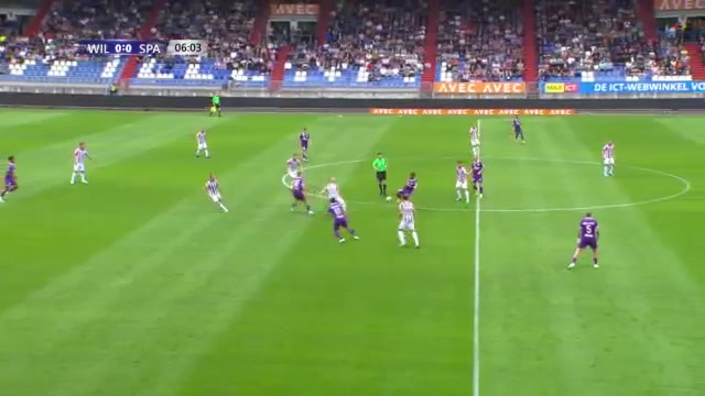 INT CF Willem II Vs Sparta Rotterdam 6 phút Vào, ghi bàn 0:1