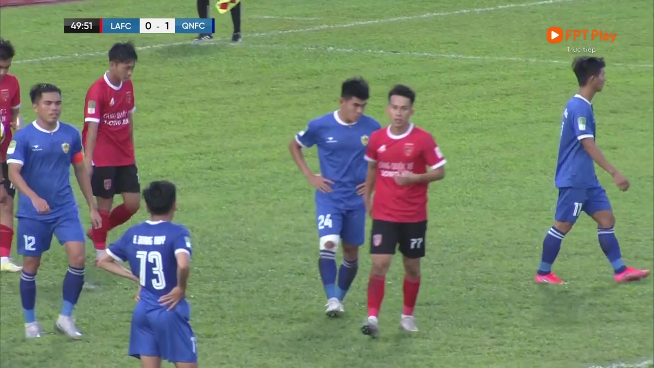 1248 Dong Tam Long An Vs Quang Nam 51 skor gol , skor 1:1