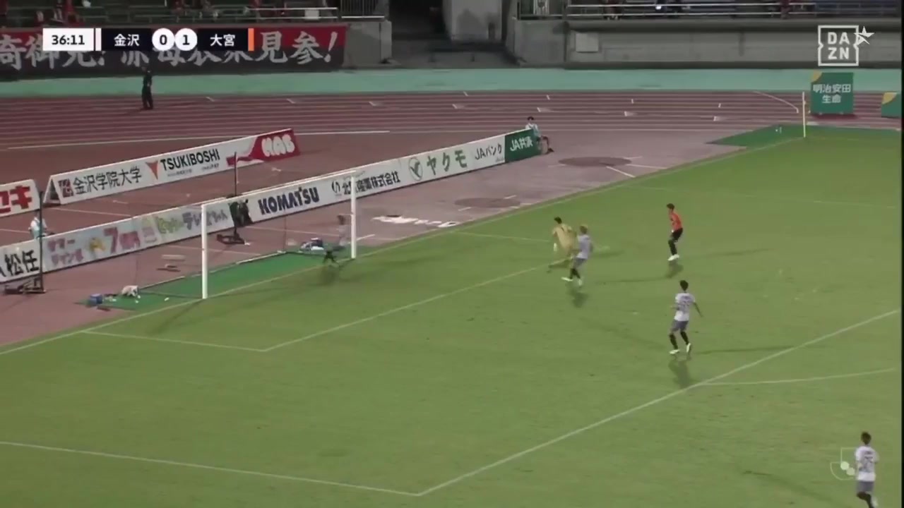 284 Zweigen Kanazawa FC Vs Omiya Ardija 36 skor gol , skor 0:2