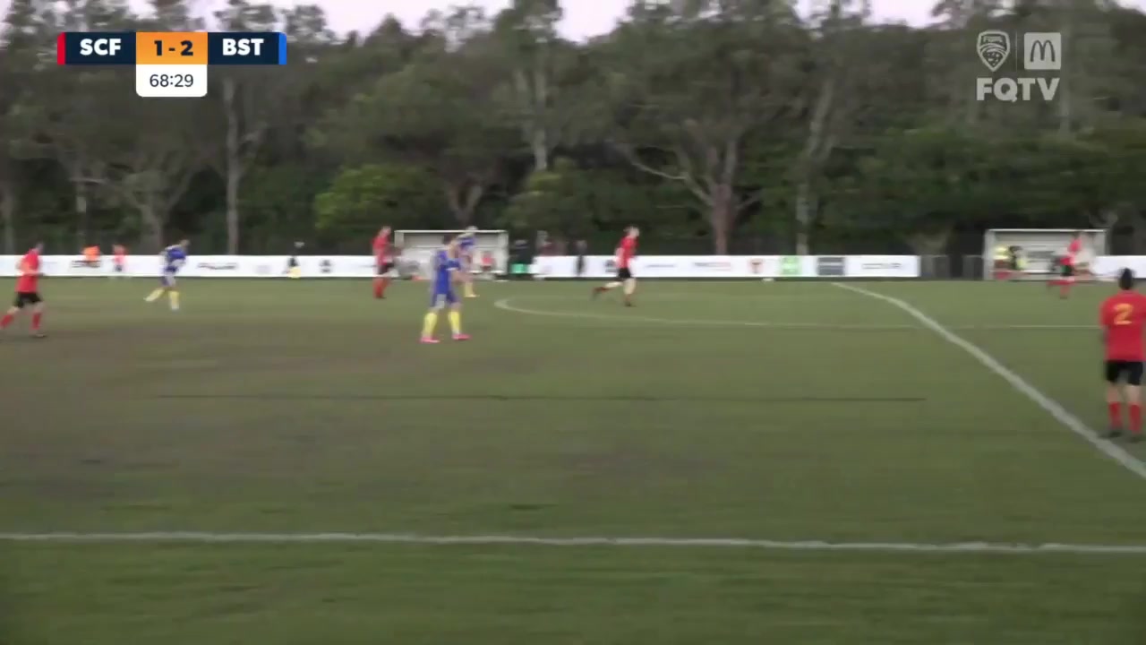 1868 Sunshine Coast FC Vs Brisbane Strikers 69 skor gol , skor 2:2