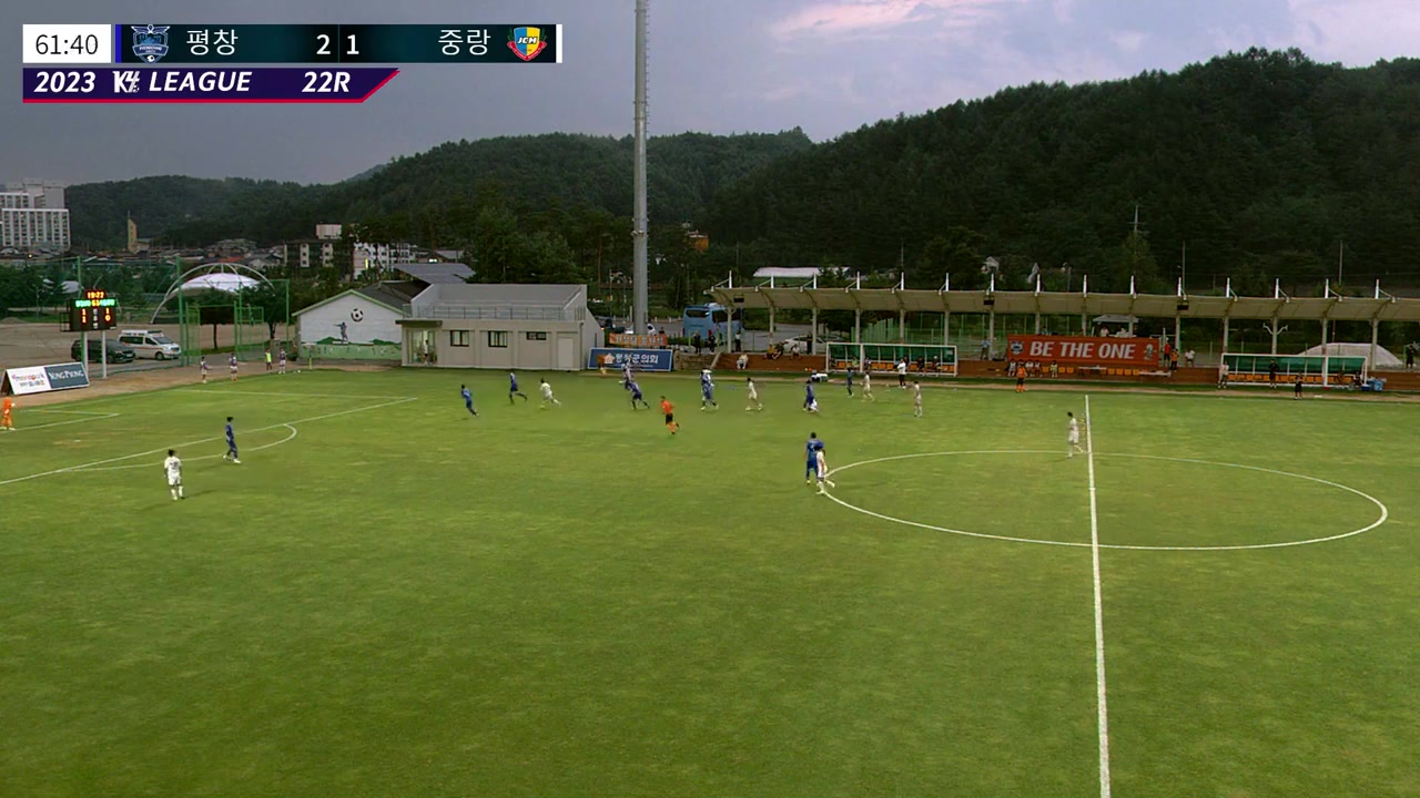 KCL 4 Pyeongchang FC Vs Jungnang Chorus Mustang FC  Goal in 62 min, Score 3:1