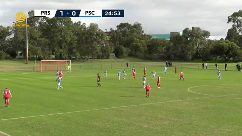 1400 Perth RedStar (W) Vs Perth SC (w) 25 skor gol , skor 1:1