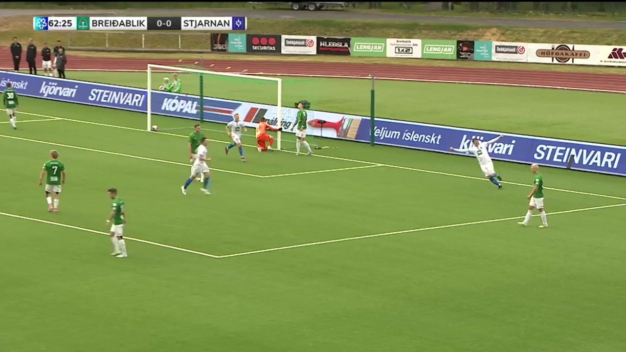 ICE PR Breidablik Vs Stjarnan Gardabaer  Goal in 62 min, Score 0:1