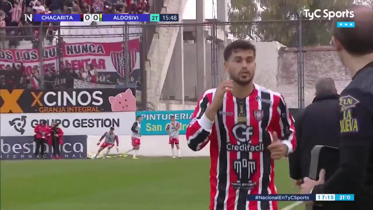 ARG D2 Chacarita juniors Vs Aldosivi Mar del Plata 63 phút Vào, ghi bàn 1:0