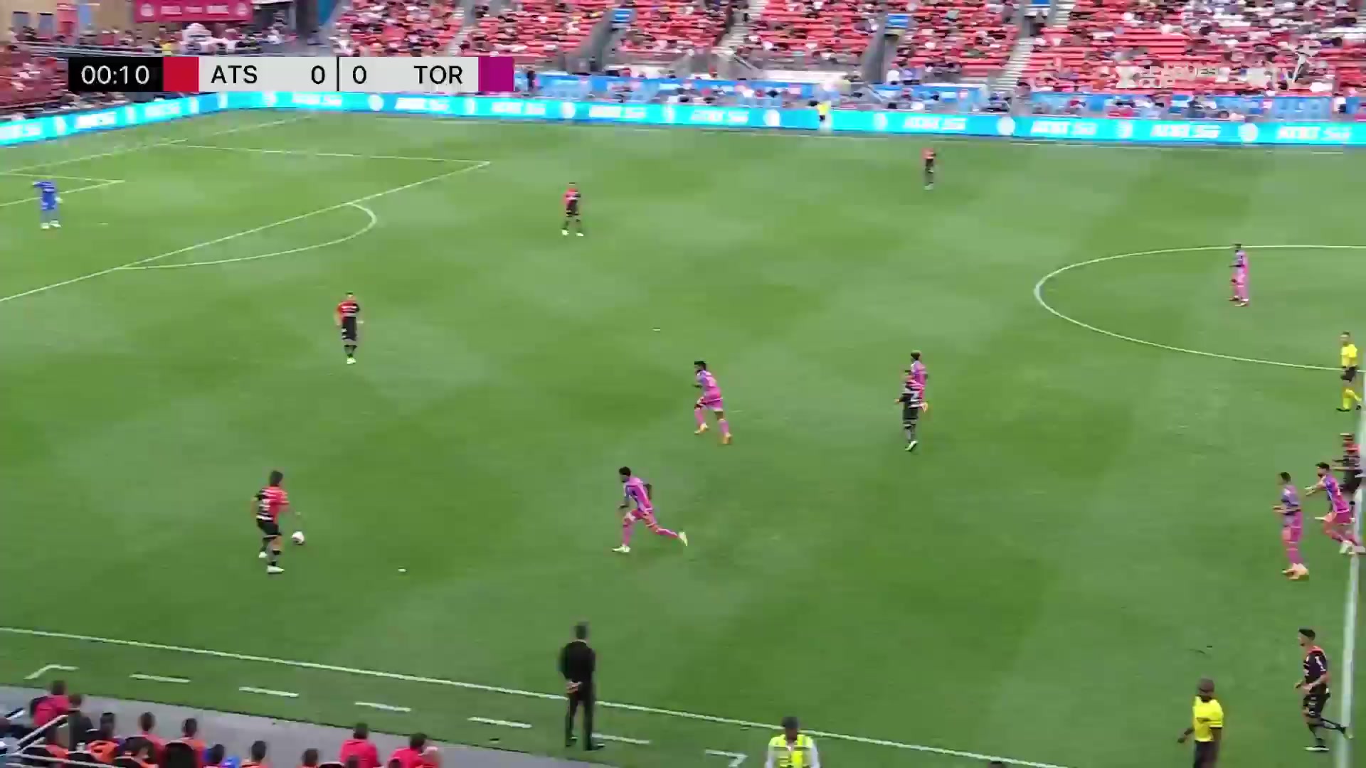 CONCACAF Cup Atlas Vs Toronto FC  Goal in 1 min, Score 0:1