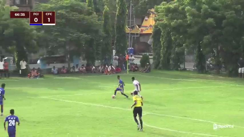 CCU L Indian Food Co. Vs Kolkata FC  Goal in 67 min, Score 1:1