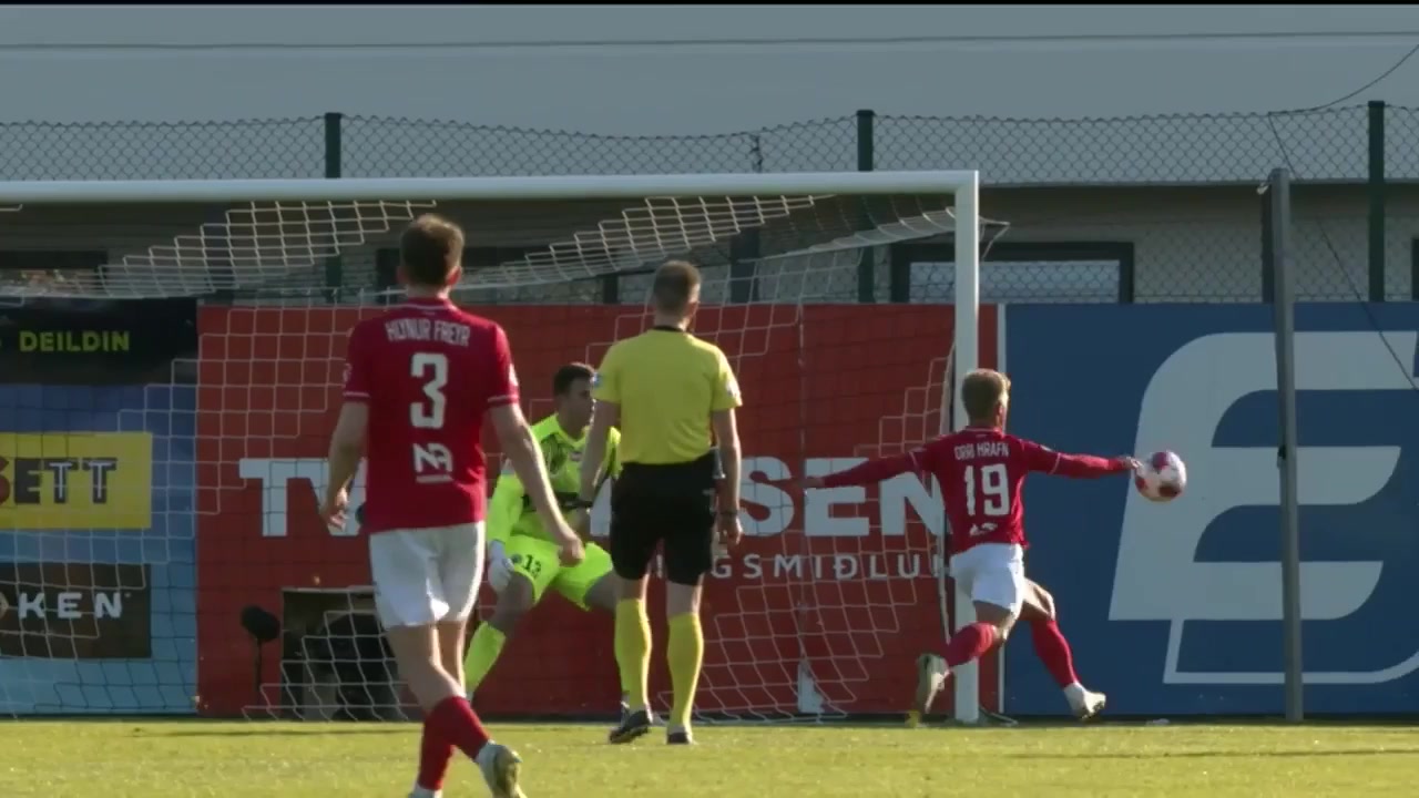 ICE PR KR Reykjavik Vs Valur Reykjavik  Goal in 31 min, Score 0:1