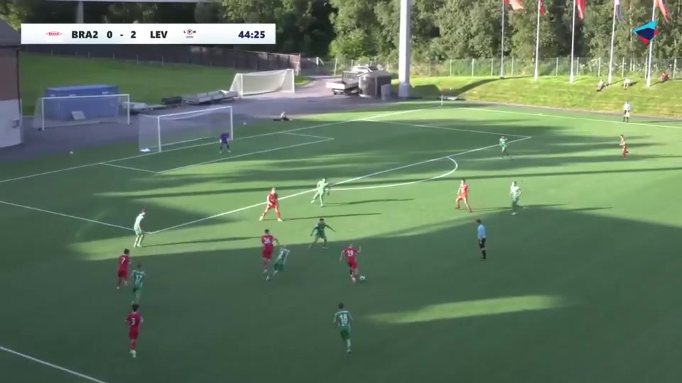 1428 Brann 2 Vs Levanger FK 45 skor gol , skor 1:2