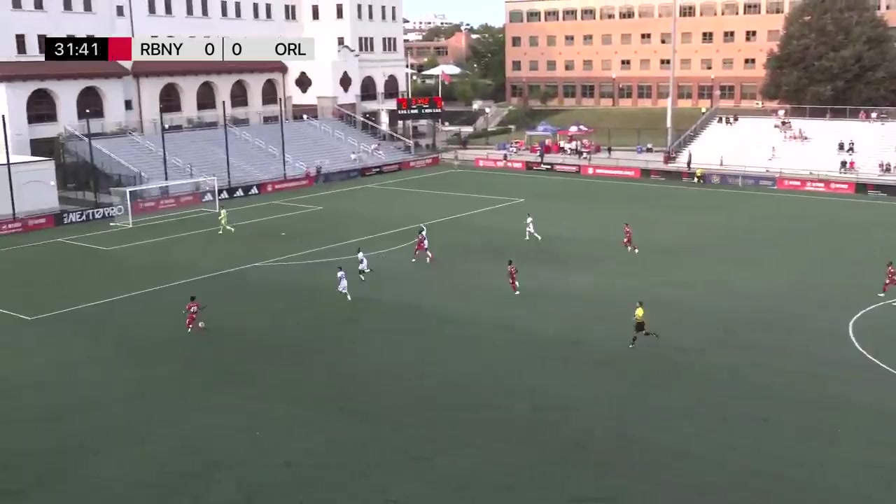 MLS L(R) New York Red Bulls B Vs Orlando City B  Goal in 32 min, Score 1:0