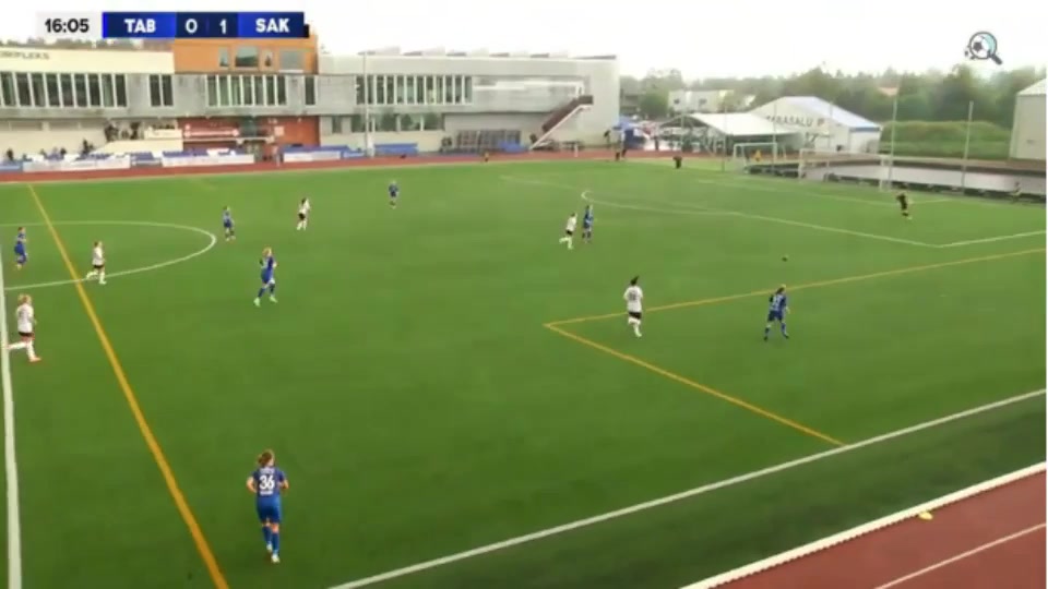 EST WD2 JK Tabasalu (W) Vs Saku Sporting (W)  Goal in 16 min, Score 1:1