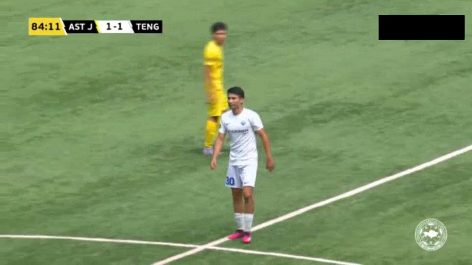 KAZ D1 Astana B Vs Khan Tengri FC  Goal in 85 min, Score 1:1