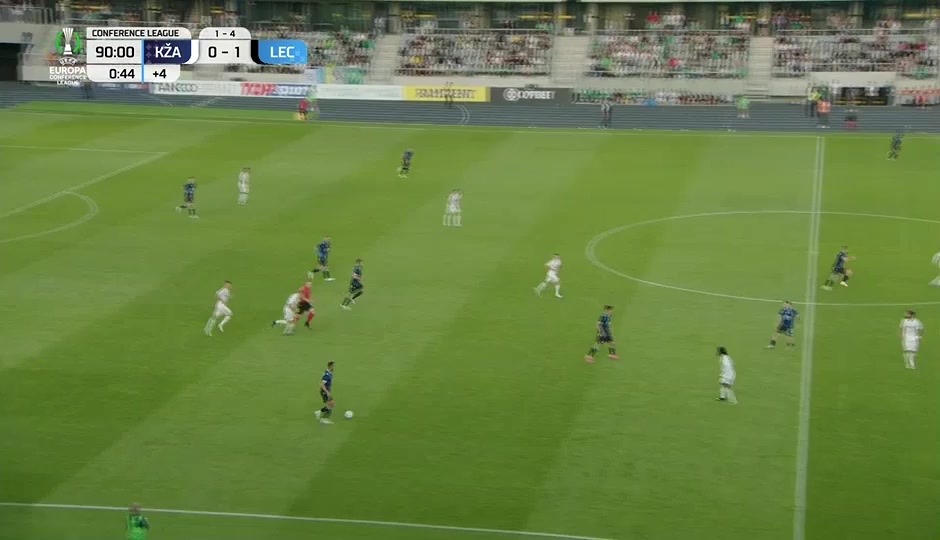 UEFA ECL Kauno Zalgiris Vs Lech Poznan  Goal in 91 min, Score 0:2