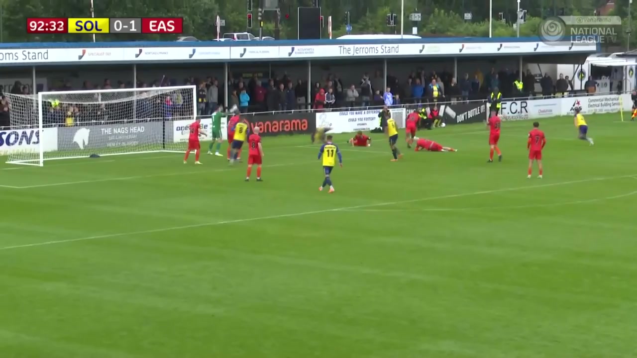 146 Solihull Moors Vs Eastleigh 95 skor gol , skor 1:1