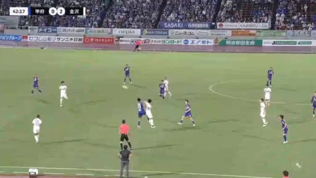 284 Ventforet Kofu Vs Zweigen Kanazawa FC 41 skor gol , skor 0:2