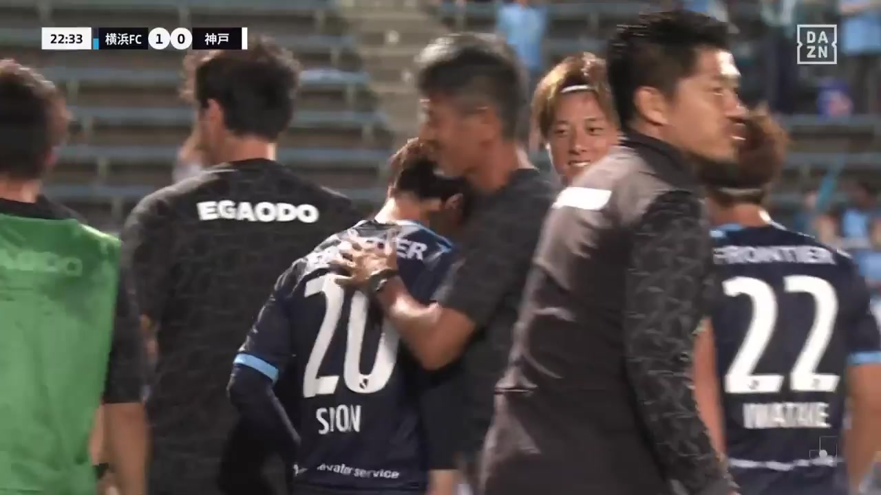 JPN D1 Yokohama FC Vs Vissel Kobe  Goal in 22 min, Score 1:0