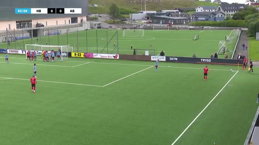 576 HB Torshavn Vs AB Argir 40 skor gol , skor 1:0