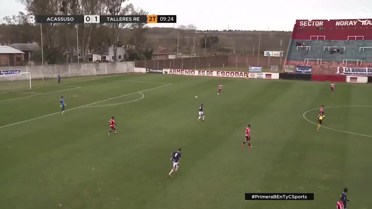 917 Club Atletico Acassuso Vs Talleres Rem de Escalada 55 skor gol , skor 0:2