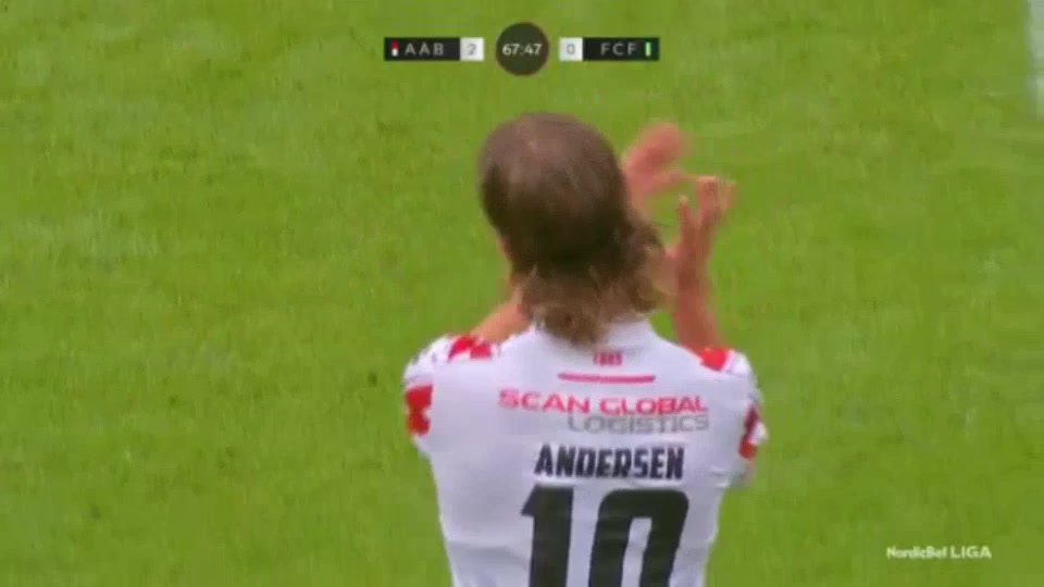 DEN D1 Aalborg Vs Fredericia 69 phút Vào, ghi bàn 3:0