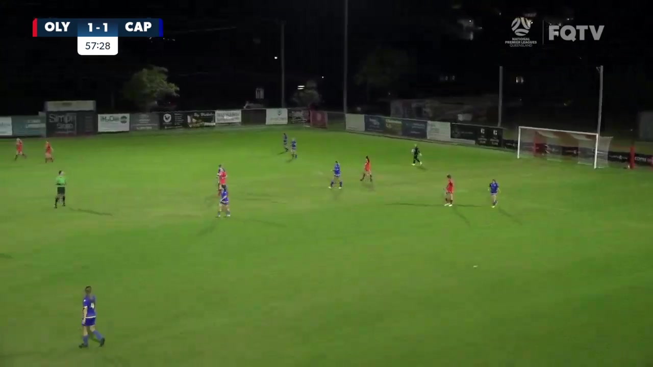 1454 Brisbane Olympic (w) Vs Capalaba (w) 59 skor gol , skor 2:1