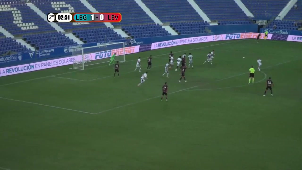 INT CF Leganes Vs Levante  Goal in 50 min, Score 2:0