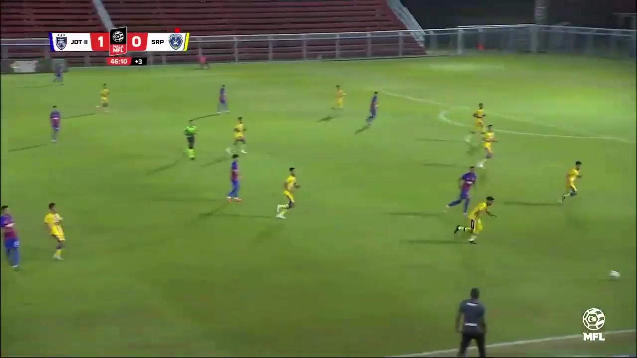 Horse MFL Cup Darul Takzim II Vs PahangU23  Goal in 45+ min, Score 2:0