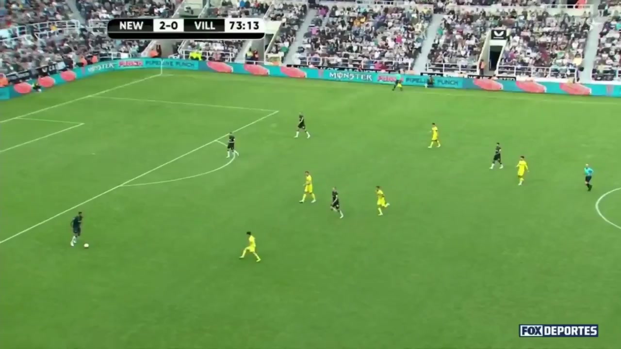 INT CF Newcastle United Vs Villarreal  Goal in 76 min, Score 3:0