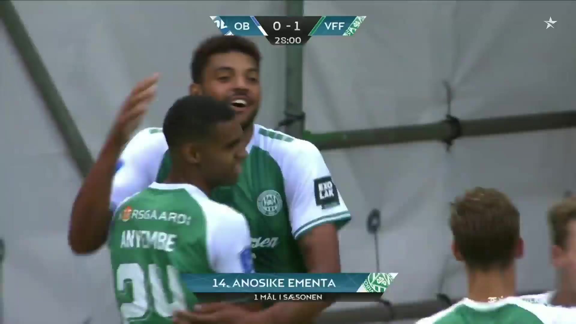 DEN SASL Odense BK Vs Viborg 27 phút Vào, ghi bàn 0:1