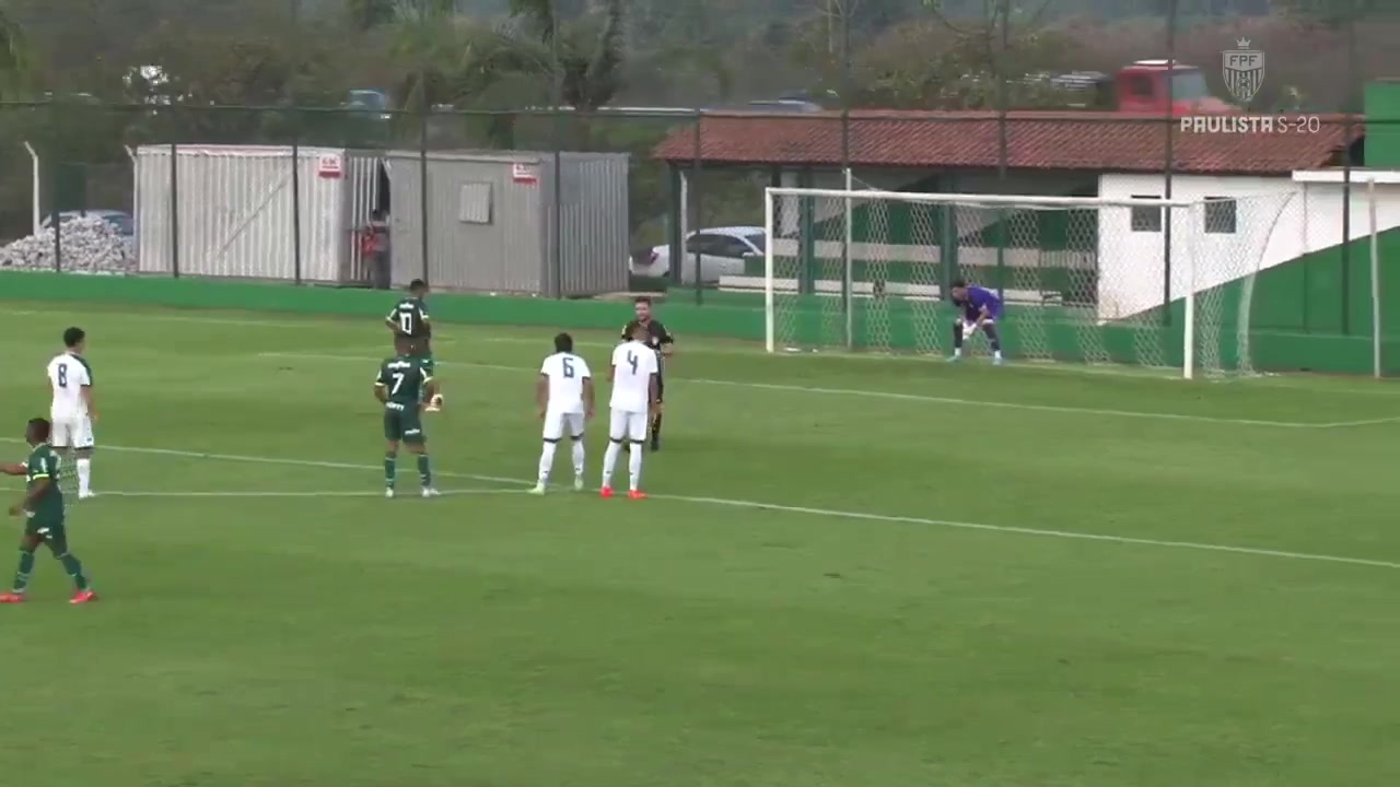 BRA CPY Palmeiras (Youth) Vs Guarani SP (Youth)  Goal in 30 min, Score 2:0