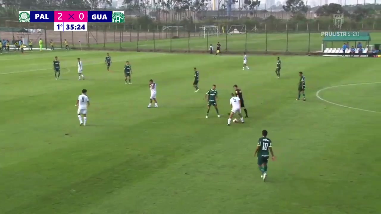 BRA CPY Palmeiras (Youth) Vs Guarani SP (Youth)  Goal in 36 min, Score 3:0