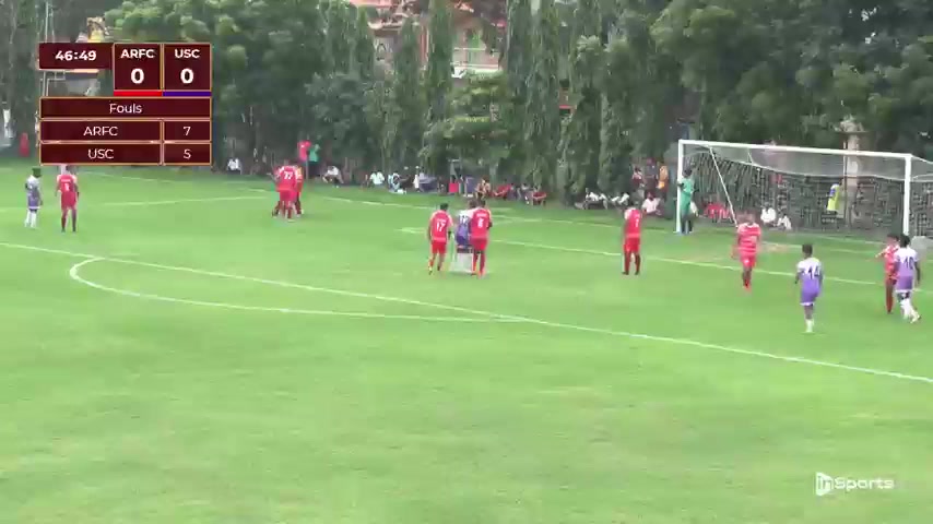 CCU L Army Red Vs United SC Kolkata  Goal in 49 min, Score 0:1