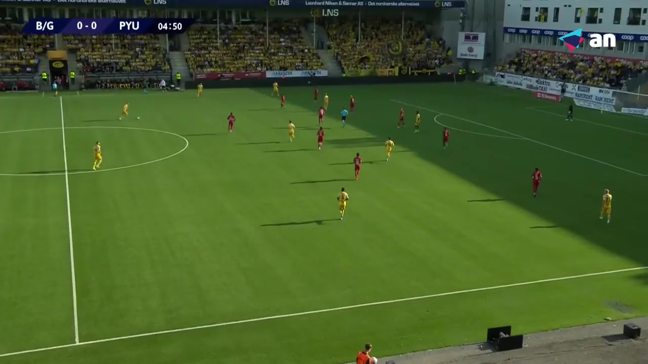 UEFA ECL Bodo Glimt Vs FC Pyunik  Goal in 5 min, Score 1:0