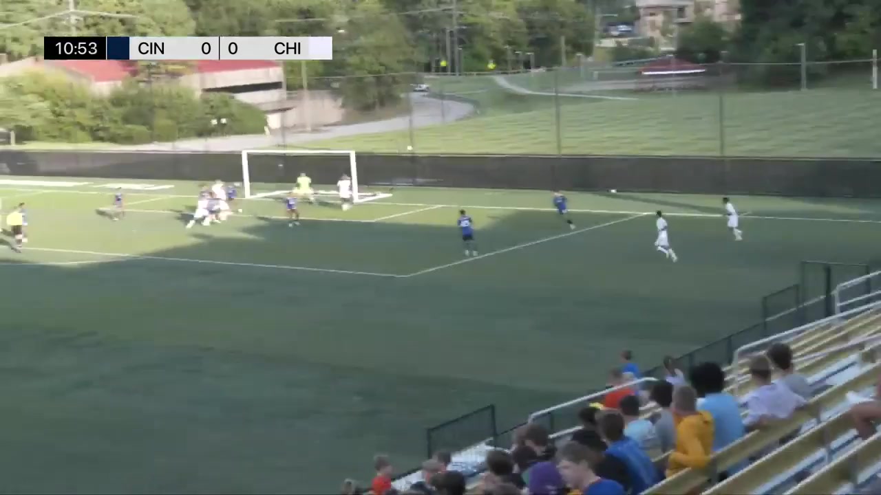 MLS L(R) Cincinnati II Vs Chicago flame B  Goal in 11 min, Score 0:1