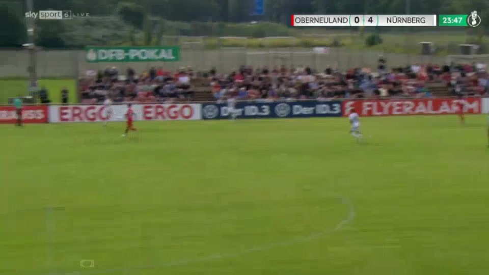 GERC FC Oberneuland Vs Nurnberg  Goal in 24 min, Score 0:5