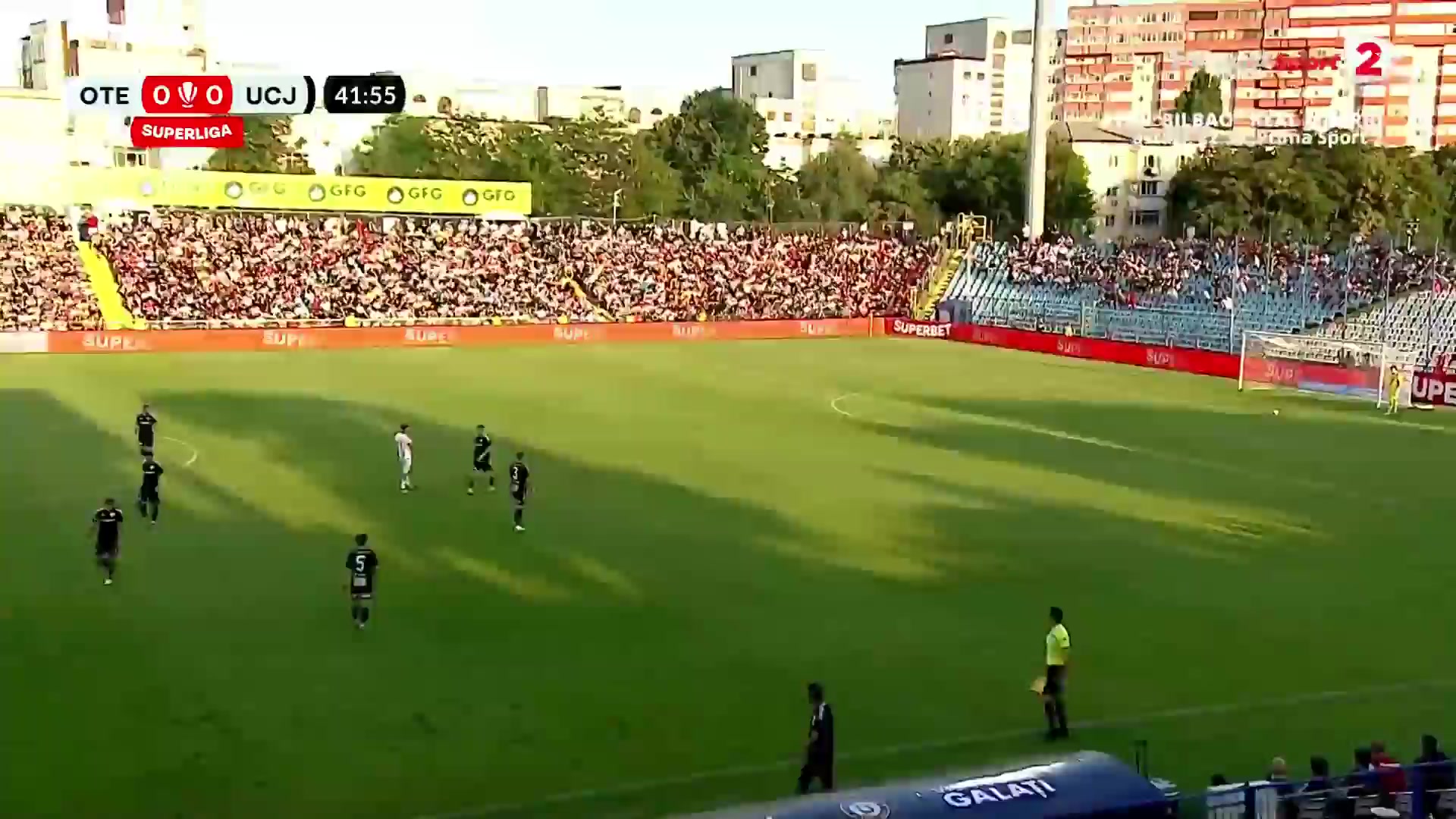 ROM D1 FC Otelul Galati Vs Universitaea Cluj 42 phút Vào, ghi bàn 1:0