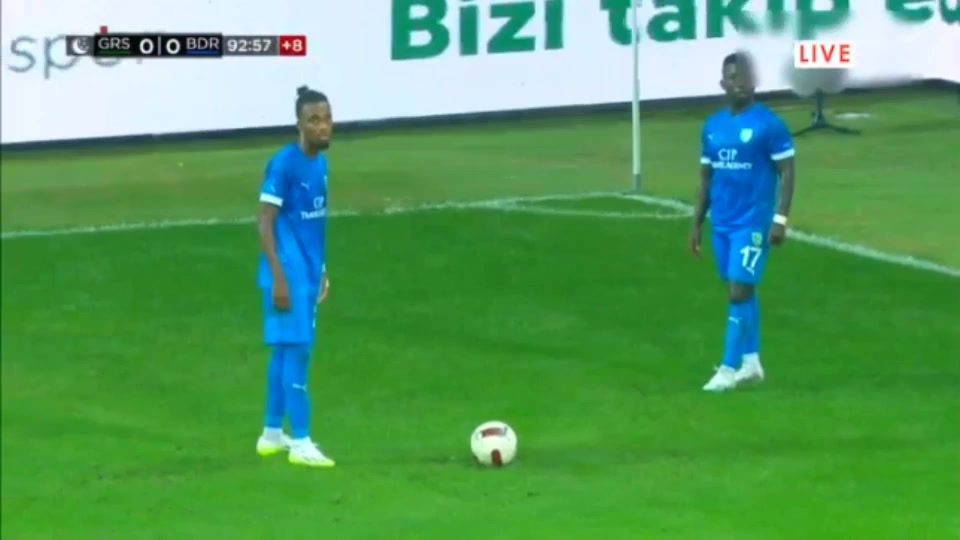 TUR D2 Giresunspor Vs Bodrumspor  Goal in 94 min, Score 0:1