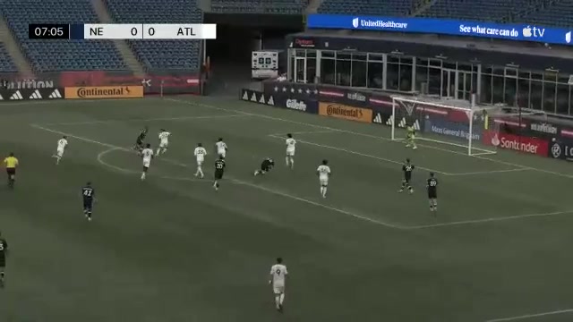 MLS L(R) New England Revolution B Vs Atlanta United FC II  Goal in 7 min, Score 1:0