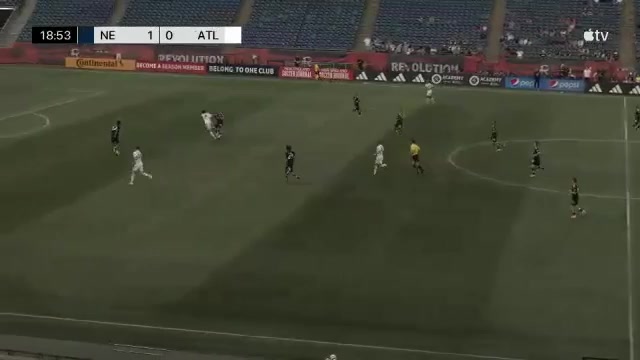 MLS L(R) New England Revolution B Vs Atlanta United FC II  Goal in 18 min, Score 1:1